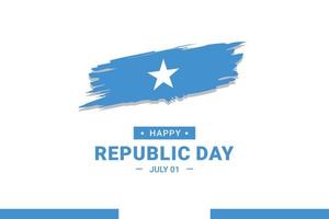 día de la república de somalia vector