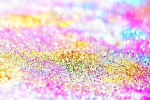 bokeh glitter Colorfull Blurred abstract background for birthday, anniversary, wedding, new year eve or Christmas photo