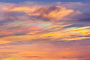 The sky with cloud beautiful Sunset background photo