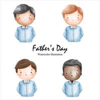 Happy Father's day element. Vector illustration