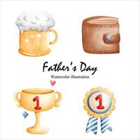 Happy Father's day element. Vector illustration