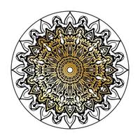 Vector round abstract circle. Luxury Mandala style.