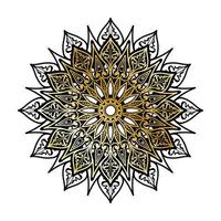 Vector round abstract circle. Luxury Mandala style.