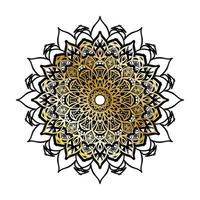 Vector round abstract circle. Luxury Mandala style.