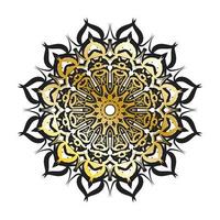 Vector round abstract circle. Luxury Mandala style.