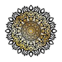 Vector round abstract circle. Luxury Mandala style.