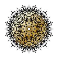 Vector round abstract circle. Luxury Mandala style.