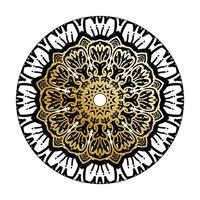 Vector round abstract circle. Luxury Mandala style.