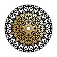 Vector round abstract circle. Luxury Mandala style.