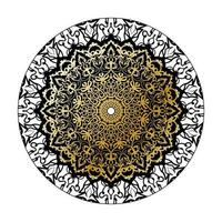 Vector round abstract circle. Luxury Mandala style.