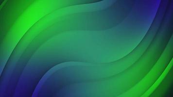 Green and blue abstract effect animation background
