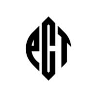 diseño de logotipo de letra de círculo pch con forma de círculo y elipse. pch letras elipses con estilo tipográfico. las tres iniciales forman un logo circular. vector de marca de letra de monograma abstracto del emblema del círculo pch.
