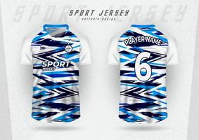 Background mockup for sports jerseys, racing jerseys, game jerseys, running jerseys, zigzag designs. vector