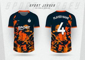 Background mockup for sports jerseys, racing jerseys, games jerseys, running shirts, grunge half shirts. vector