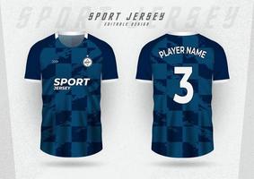 Background mockup for sports jerseys, racing jerseys, game jerseys, running jerseys, alternating navy stripes. vector
