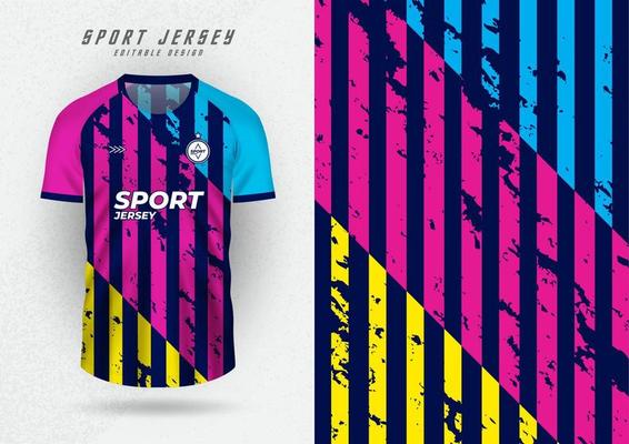 Background mockup for sports jerseys, jerseys, running jerseys, multi-colored stripes.