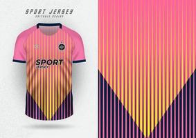 Background mockup for sports jersey, jersey, running shirt, pink pattern. vector