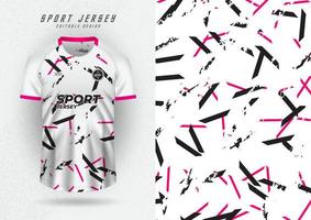 Background mockup for sports jerseys, jerseys, running jerseys, scatter patterns. vector