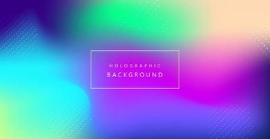 abstract blurry fluid vector background of polar lights. Holographic shiny colors, blue, yellow, green, purple, pink. eps10 vector