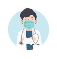 Doctor Medical cartoon design icon vector