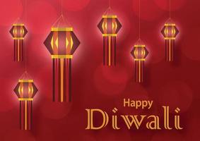 Diya lamp with fire lighting for Diwali, Deepavali or Dipavali, the Indian festival of lights on color background