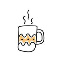 mug with a pattern vector