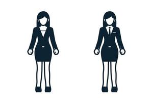 People, Women, Fashion, Clothing icons with White Background vector