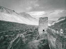 imagen monocromática del castillo foto