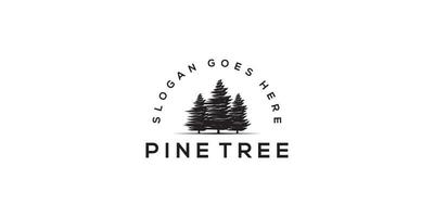 pine-tree icon illustration isolated vector sign symbol