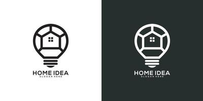home idea logo vector design