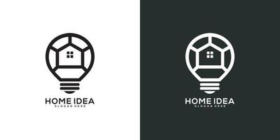 home idea logo vector design