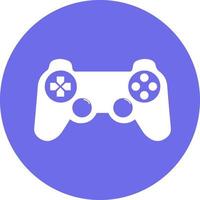 Game controller icon design. Game controller icon in trendy silhouette style design vector