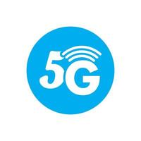 5g icon template vector logo illustration