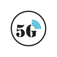 5g icon template vector logo illustration