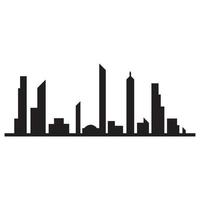 Modern City skyline vector icon background