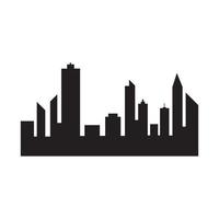 Modern City skyline vector icon background