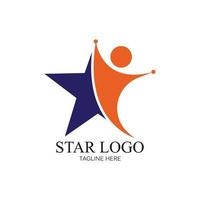 Star icon Template vector