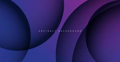 colorful purple gradient background. Abstract circle papercut smooth color composition. eps10 vector