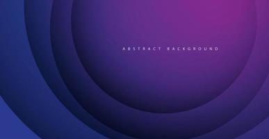 colorful purple gradient background. Abstract circle papercut smooth color composition. eps10 vector