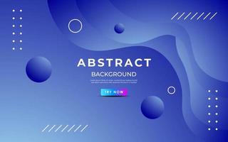 modern abstract blue gradient fluid geometric shape composition design background. eps10 vector