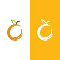 Orange logo design vector