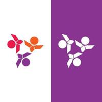 Community, network and social icon vector