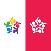 Community, network and social icon vector