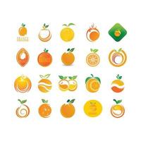 Orange logo design vector