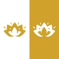 Beauty vector lotus icon