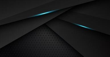 abstract light blue black space frame layout design tech triangle concept gray texture background. eps10 vector