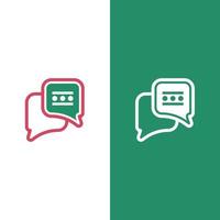 Speech bubble icon vector illustration