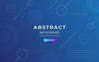 modern abstract blue dynamic geometric shape compositon background. eps10 vector