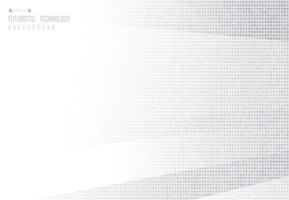 Abstract gradient white pattern design of mesh tech artwork background. illustration vector eps10