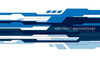 Abstract blue grey cyber line geometric futuristic on white design modern technology background vector